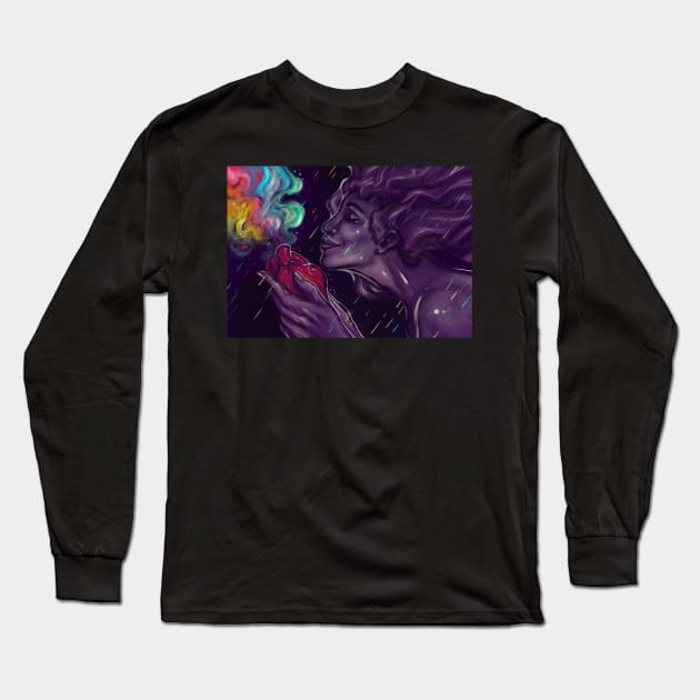 Carnival heart Long Sleeve T-Shirt by dracoimagem